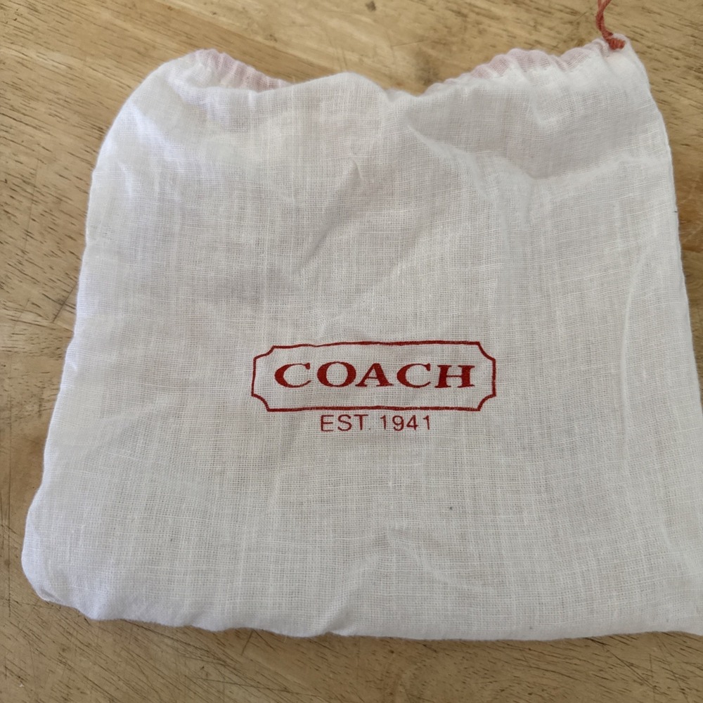 NEW Coach Silk Scarf Chelsea Optic C F98197 21" Square Brown - Picture 5 of 15